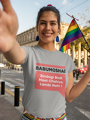 Babumoshai bollywood tshirt
