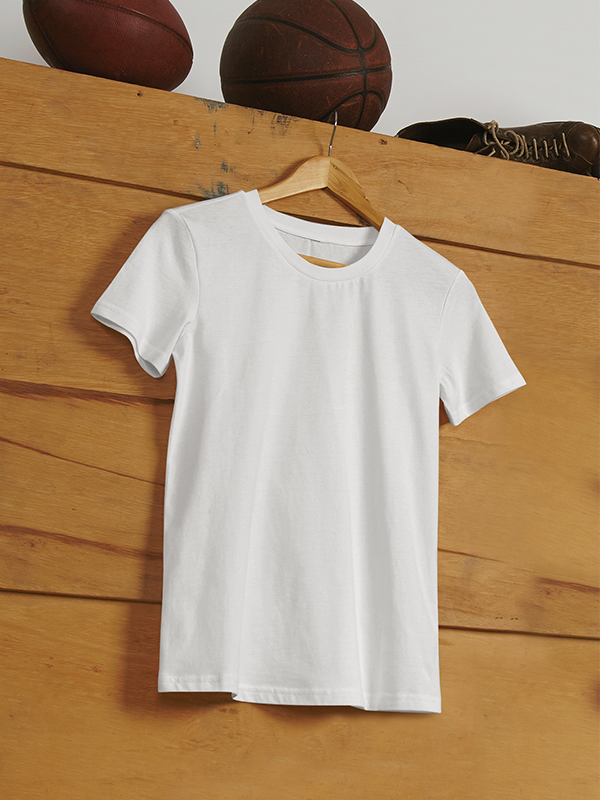 Solid Plain White Unisex T-Shirt