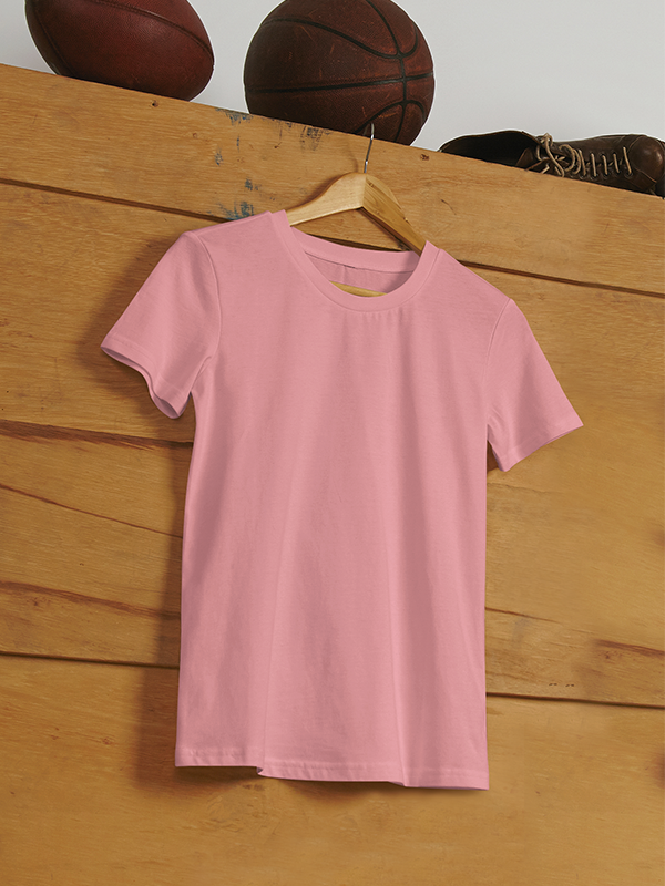 Solid plain Pink Unisex T-Shirt