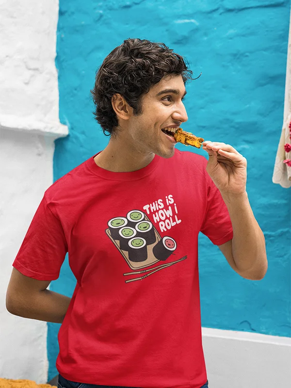 The Sushi Roll T-Shirt by Orignal Monkey