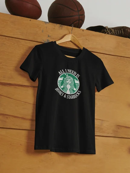 Disney and Starbucks Tshirt
