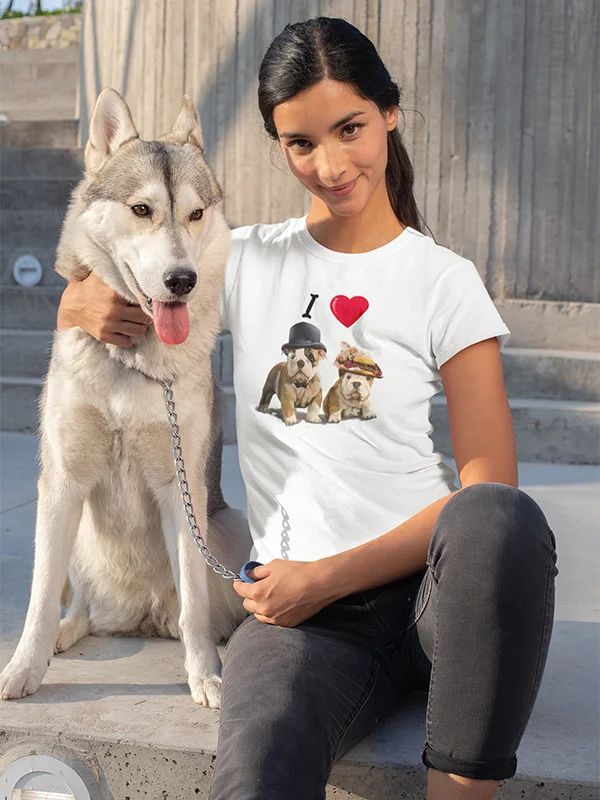 I Love Dogs T-Shirt by Orignal Monkey