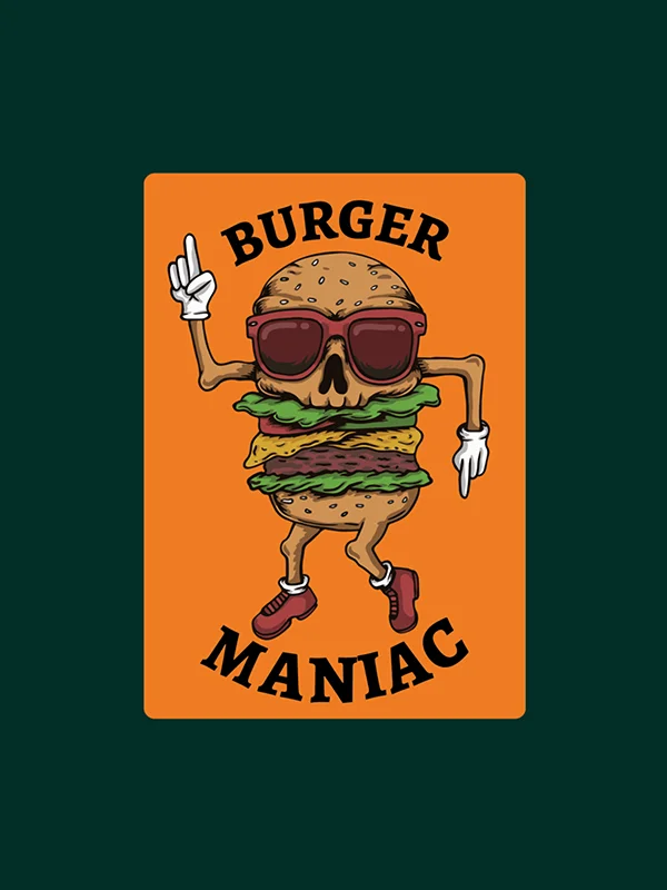 Burger Maniac T-shirt by Orignal Monkey